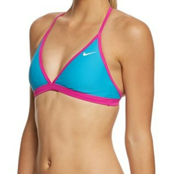 💝 NIKE bikini top new blue & pink - Picture 2 of 3